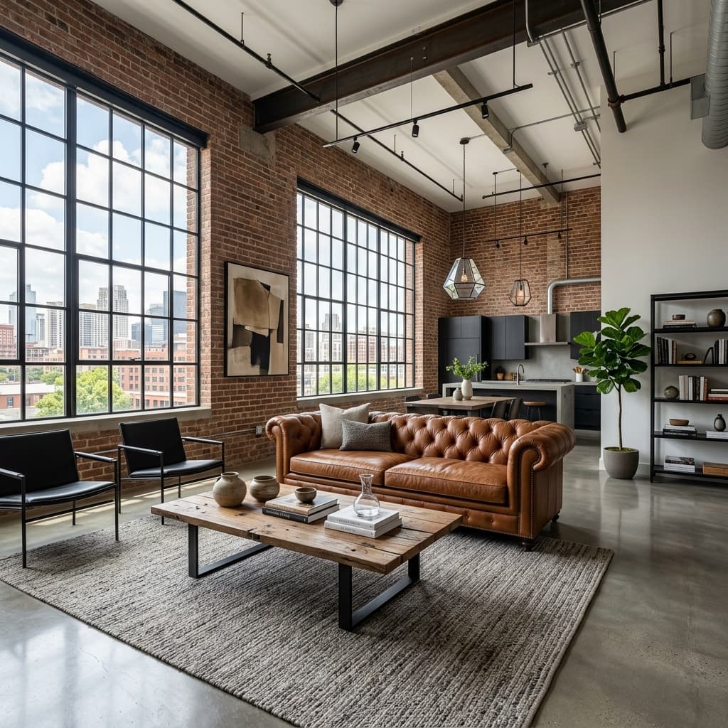 Industrial Modern interior style