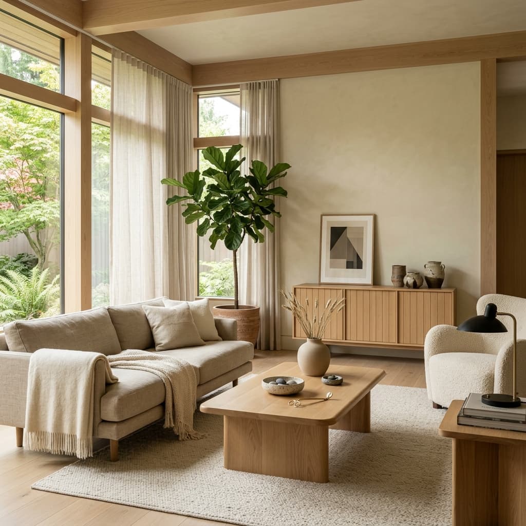 Japandi interior style